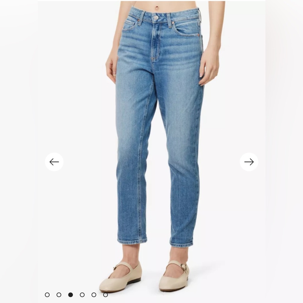 PAIGE Brigitte High Rise Straight Jeans | Rica Wash | Size 25